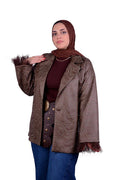 Afro Blazer Olive