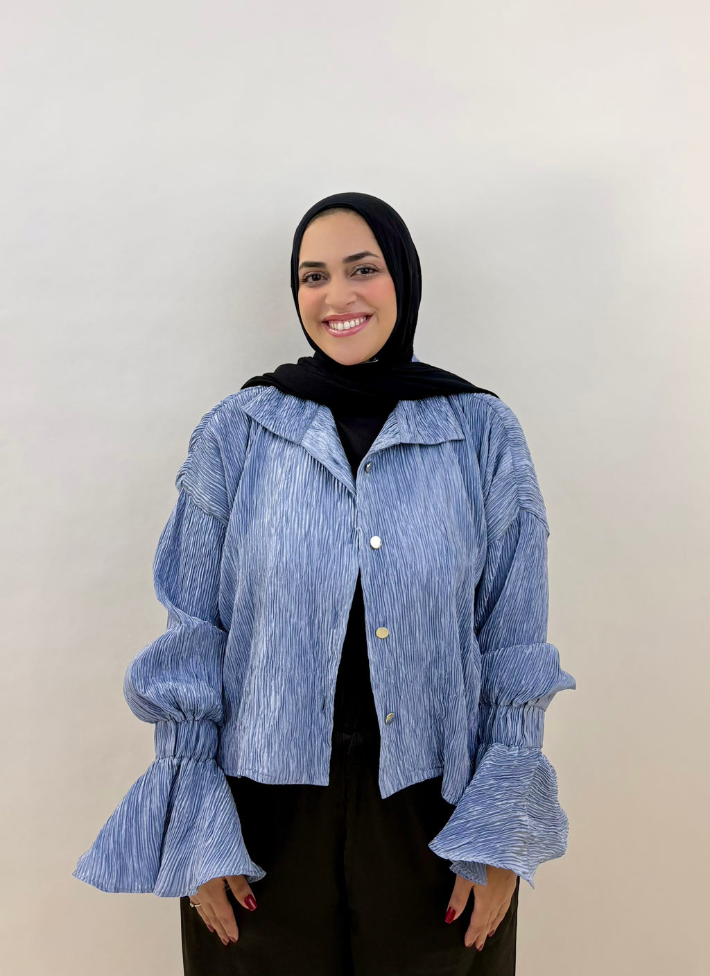 Crinky Chemise Light Blue