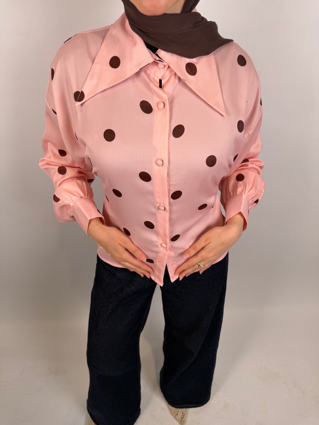 Polky Chemise - Pink