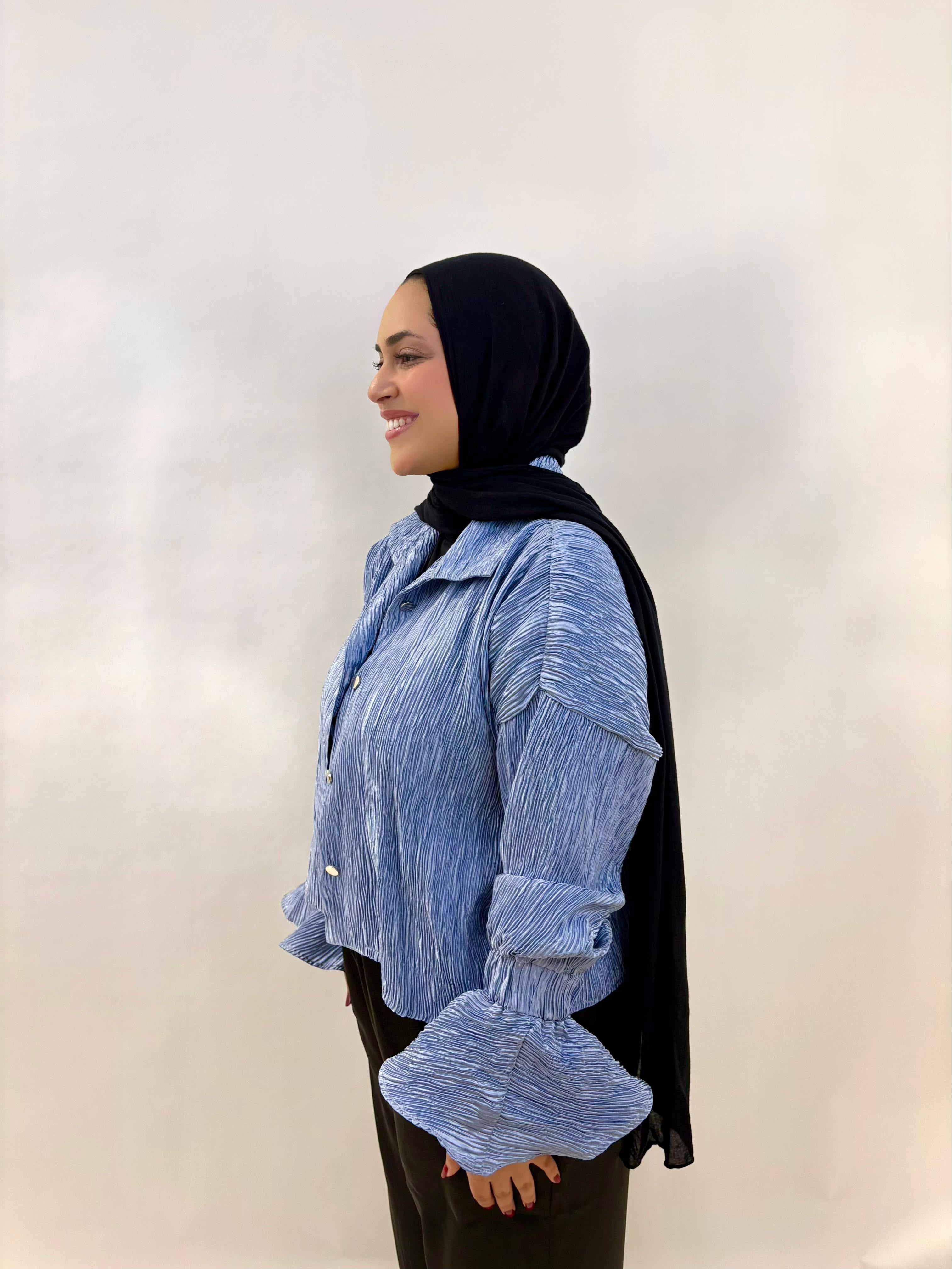 Crinky Chemise Light Blue