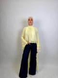 Naila blouse - Butter yellow