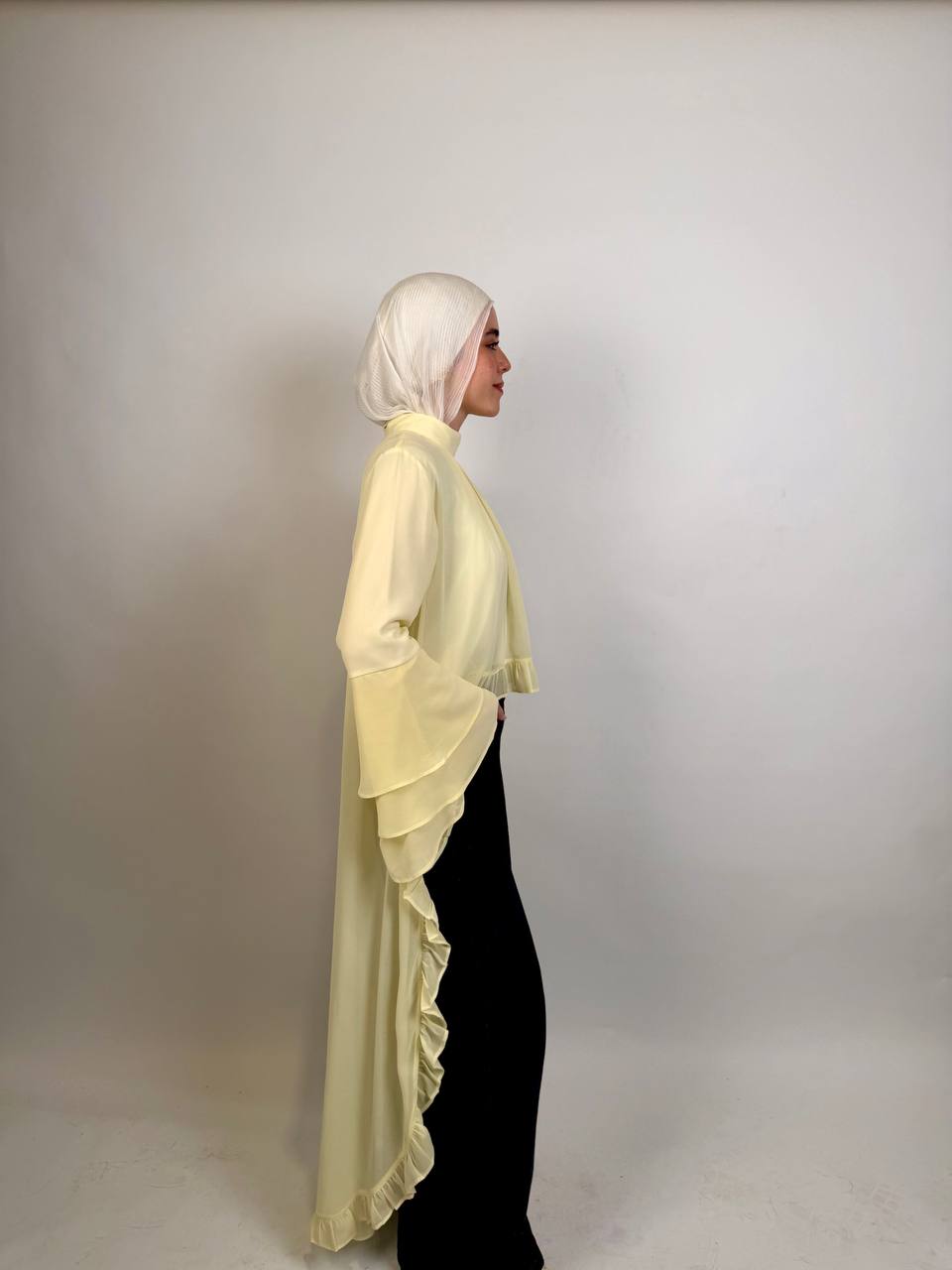 Naila blouse - Butter yellow